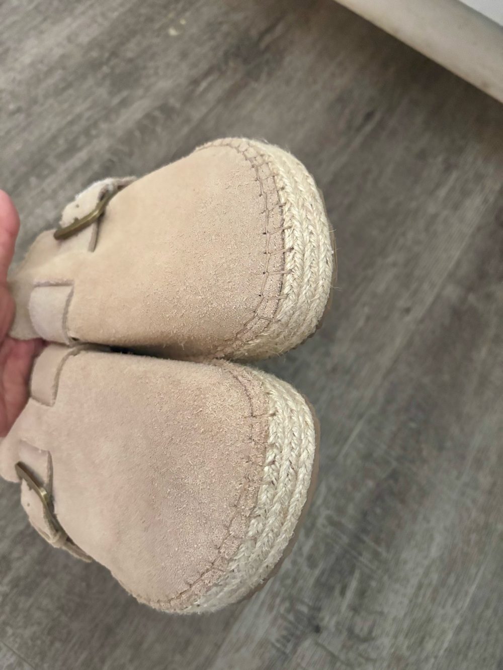 Haute Hippie Genuine Suede Boho clogs Mules Slip on Shoes size 8 - Picture 5 of 11